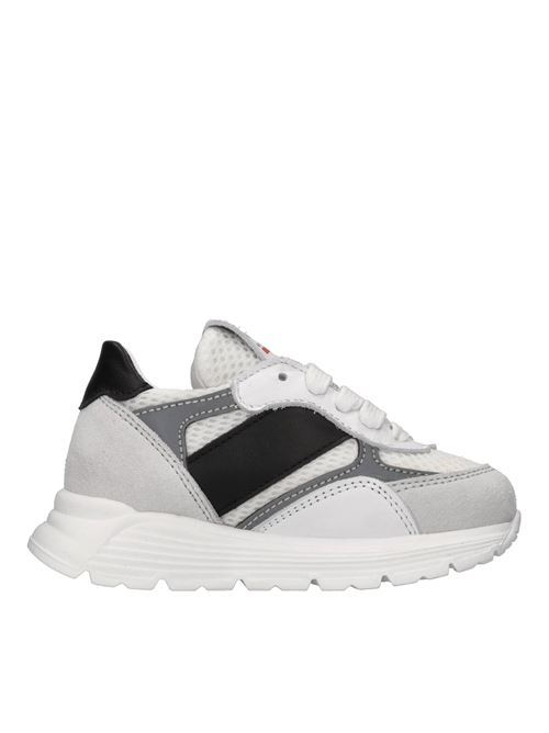 Sneakers in pelle e tessuto JOHN RICHMOND | 79880 VESUVIOBIANCO-ARGENTO-NERO